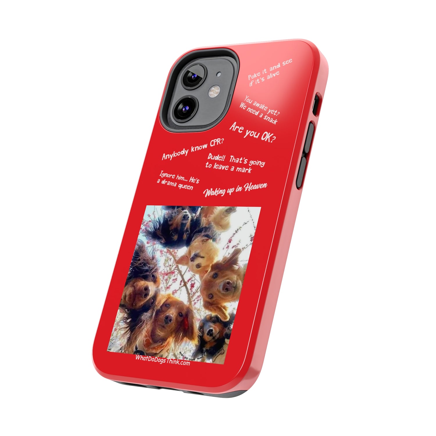 Are you OK? Compilation  Red Tough Phone Cases