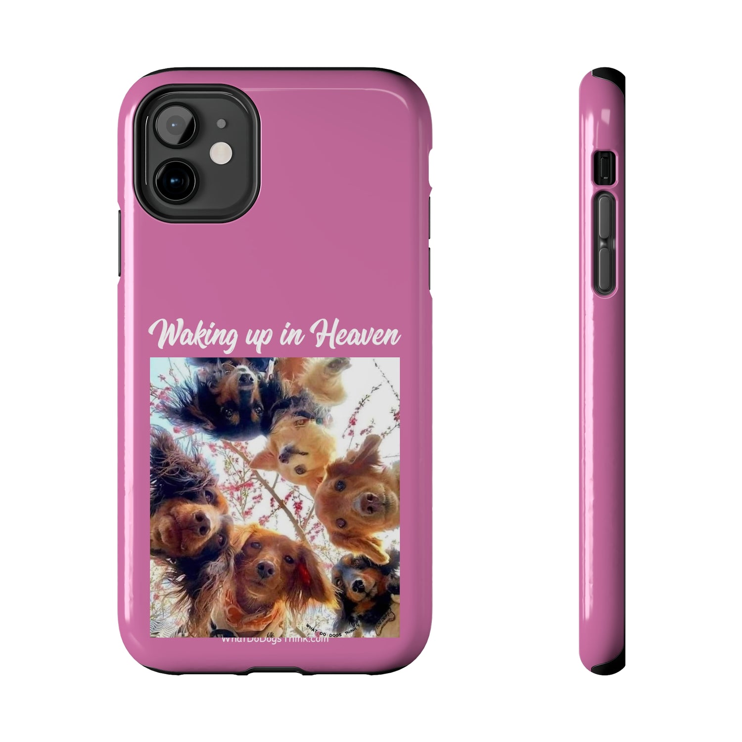 Waking Up in Heaven   Pink Tough Phone Cases