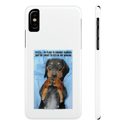 Grandma     White Slim Phone Cases