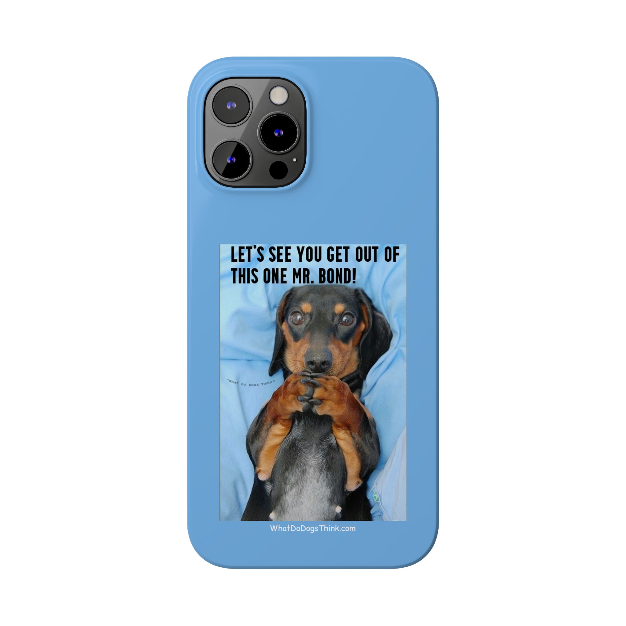 Mr. Bond    Blue Slim Phone Cases