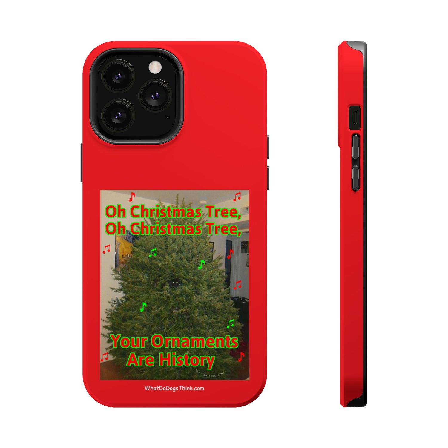 Christmas Tree Cat    Red MagSafe Tough Case