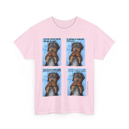 Devious Dachshund  T shirt 