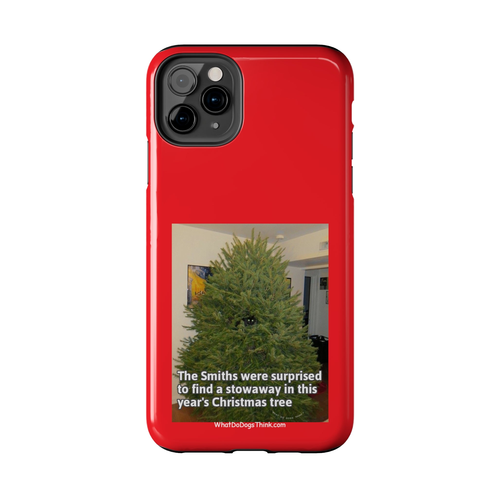 Stowaway Cat Red  Tough Phone Cases