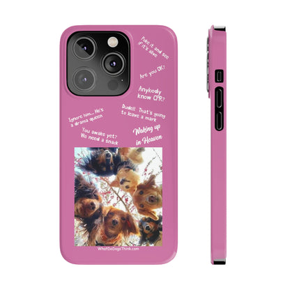 Are You OK?  Compilation    Pink Slim Phone Cases