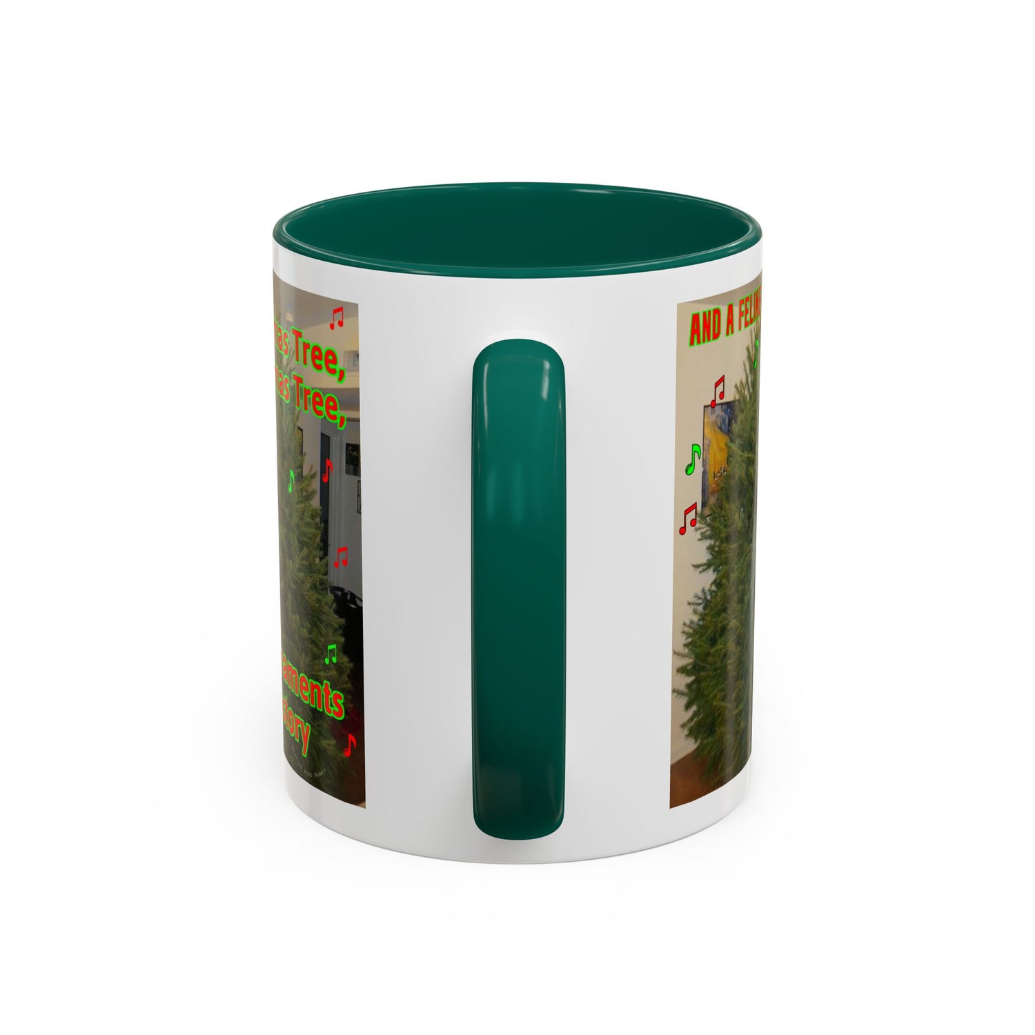 Christmas Tree Cat Mug