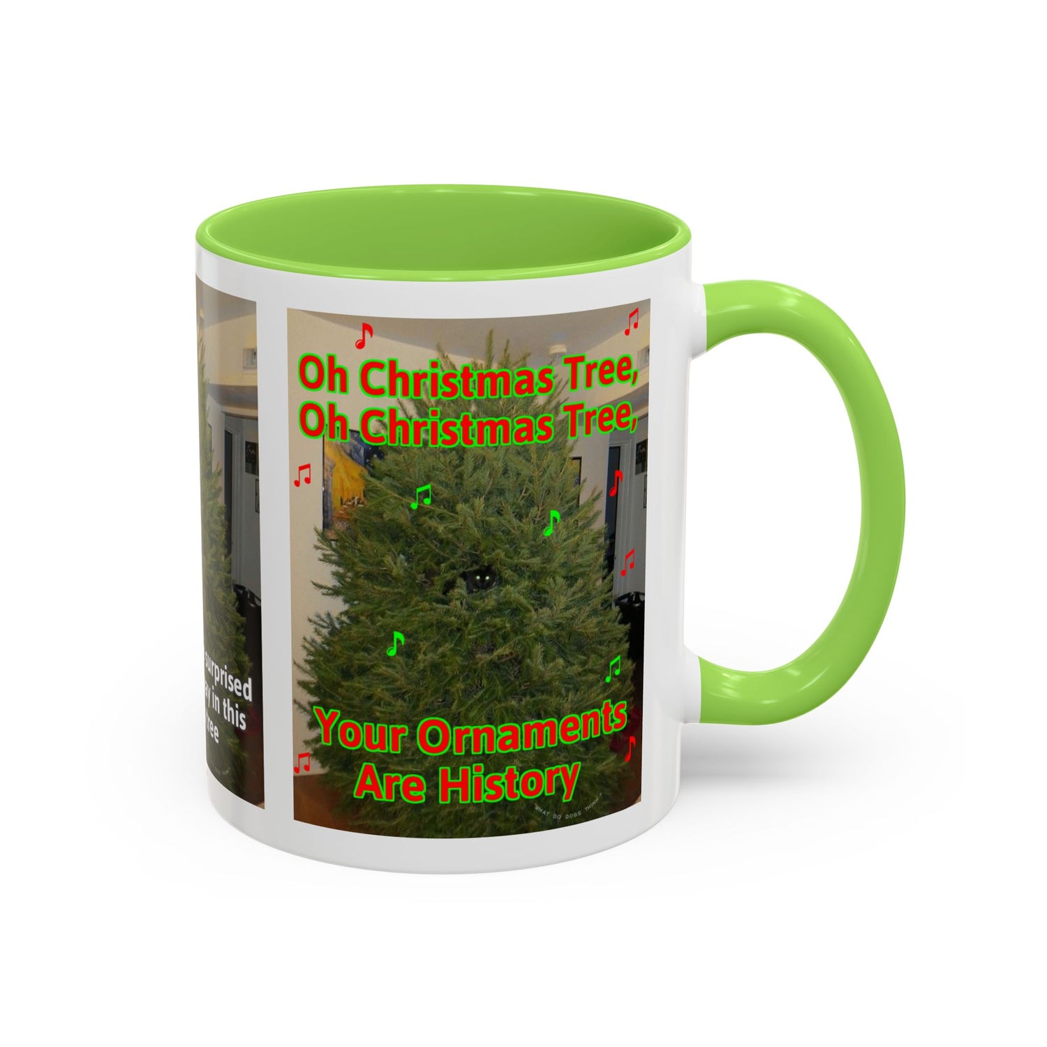 Christmas Tree Cat Mug