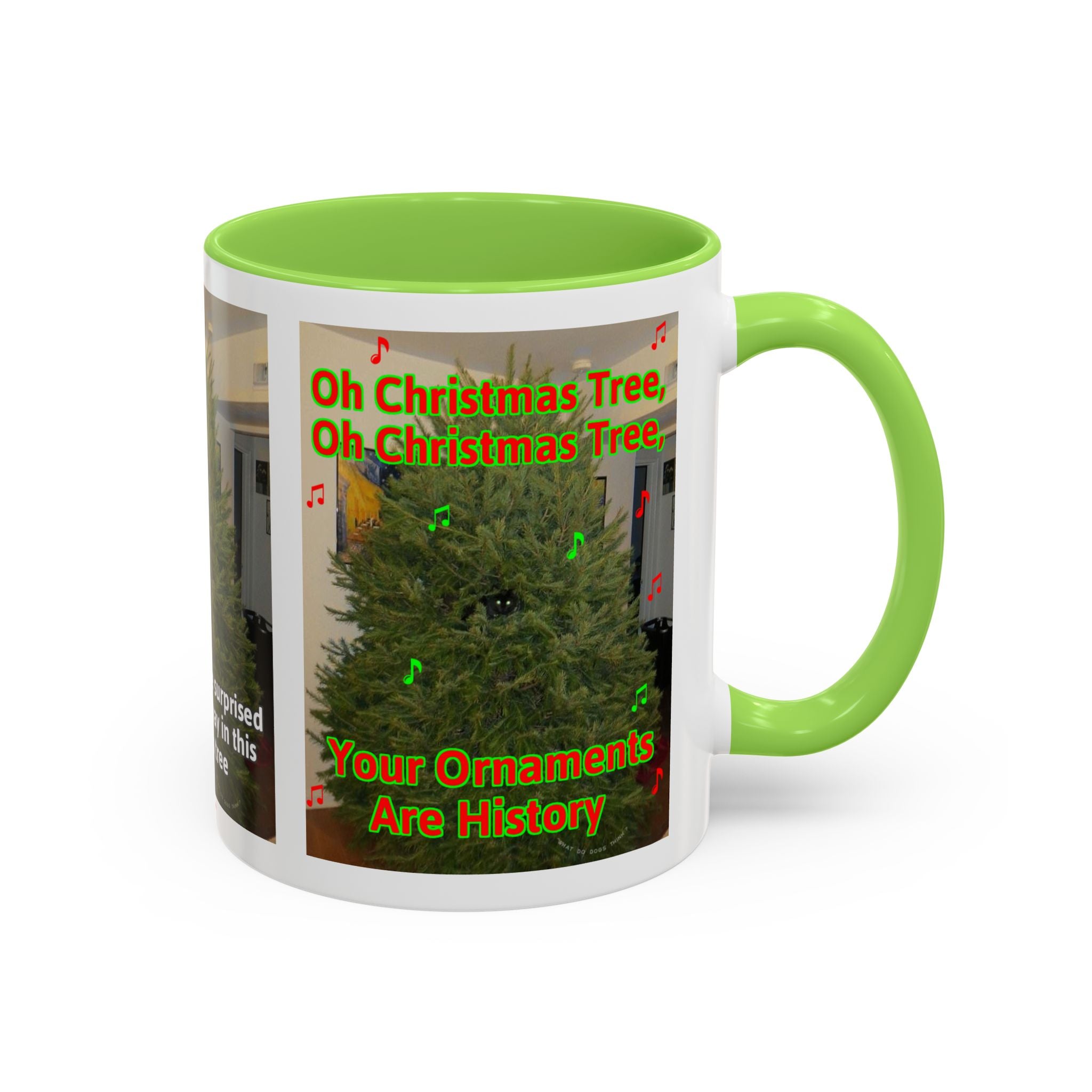 Christmas Tree Cat Mug