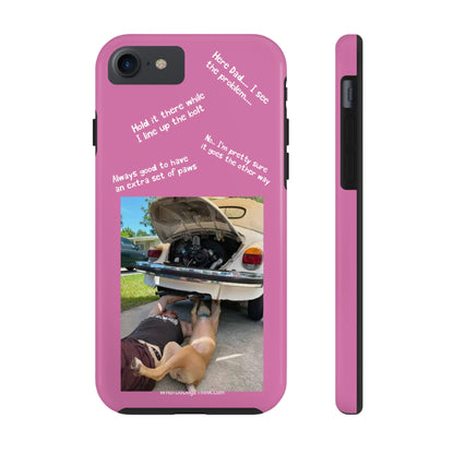 Bug Helper Compilation   Pink Tough Phone Cases