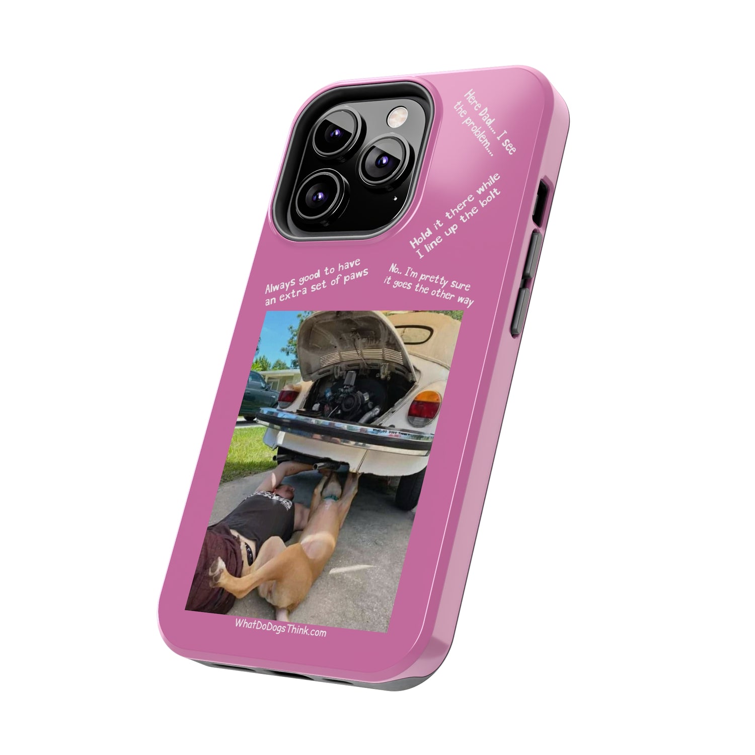 Bug Helper Compilation   Pink Tough Phone Cases