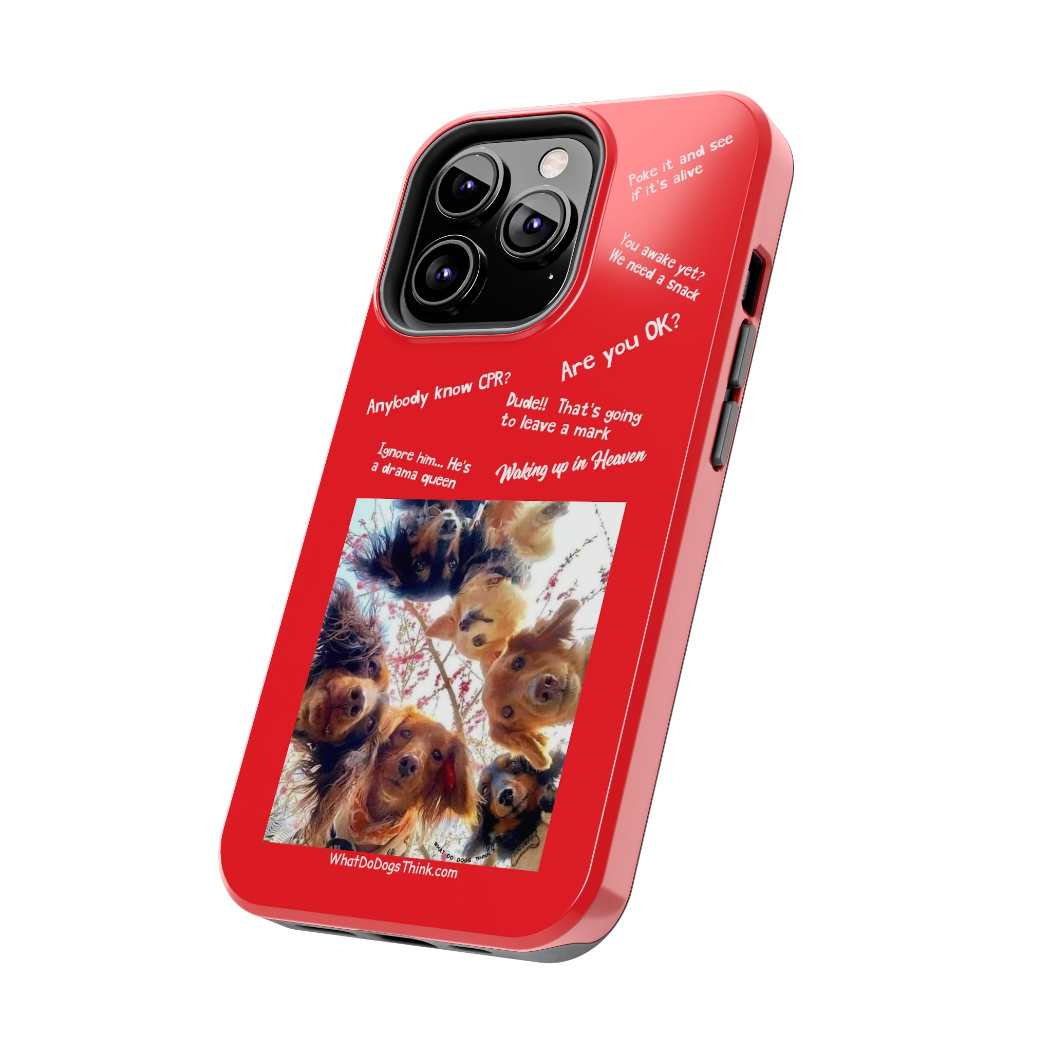 Are you OK? Compilation  Red Tough Phone Cases