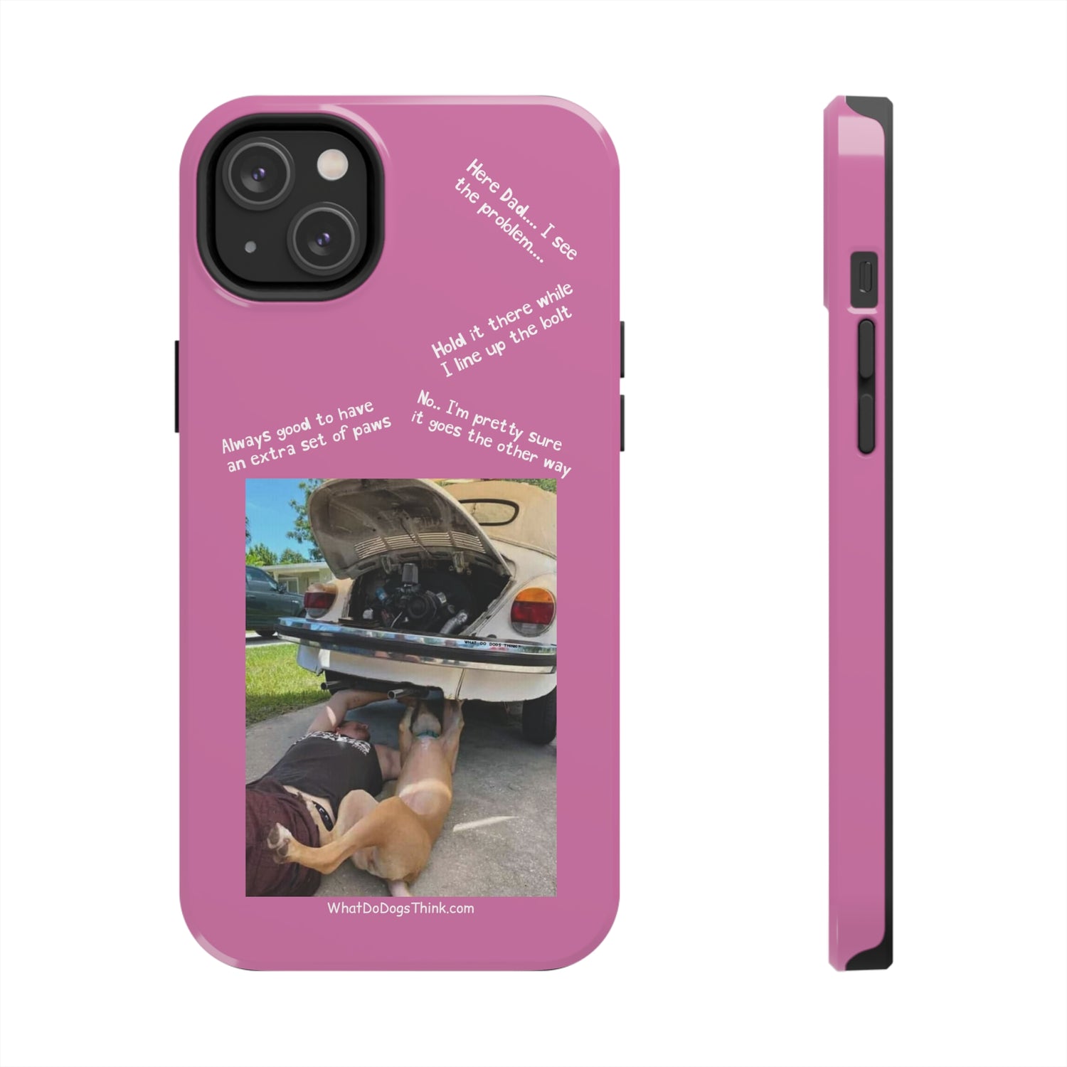 Bug Helper Compilation   Pink Tough Phone Cases