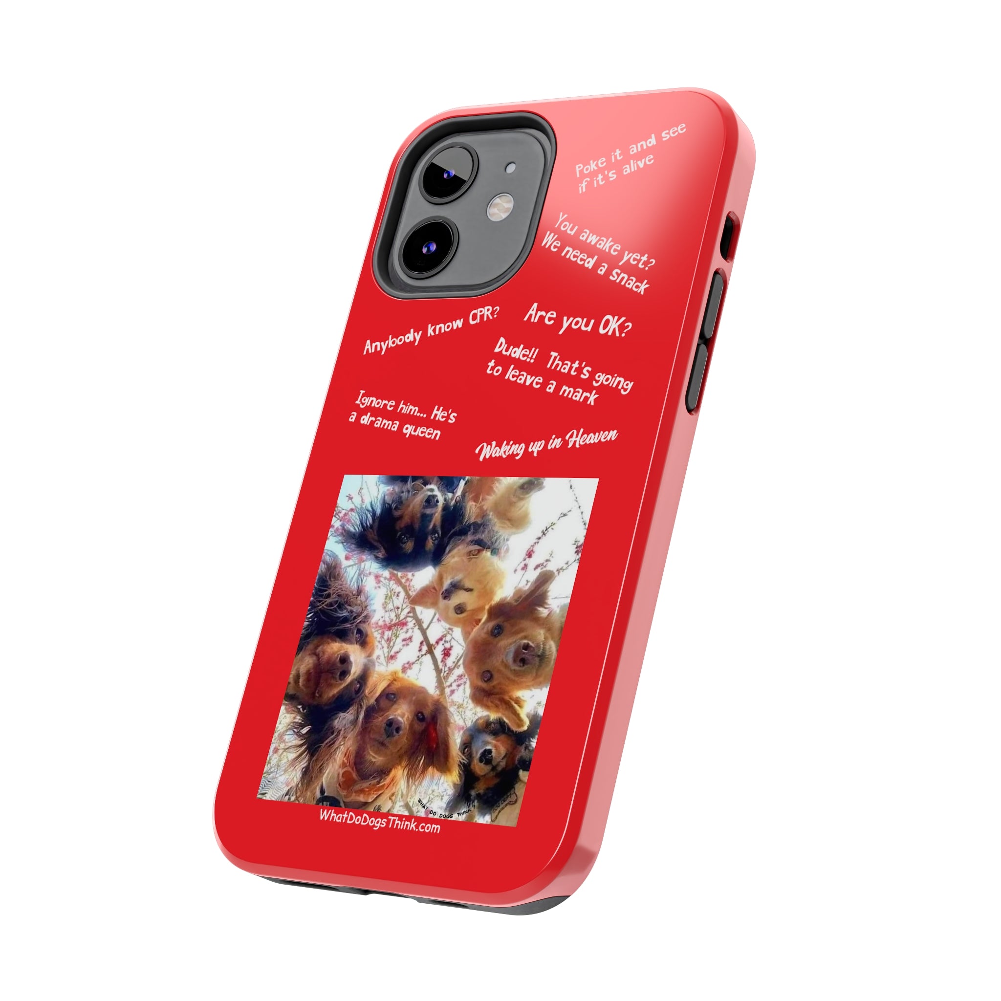 Are you OK? Compilation  Red Tough Phone Cases