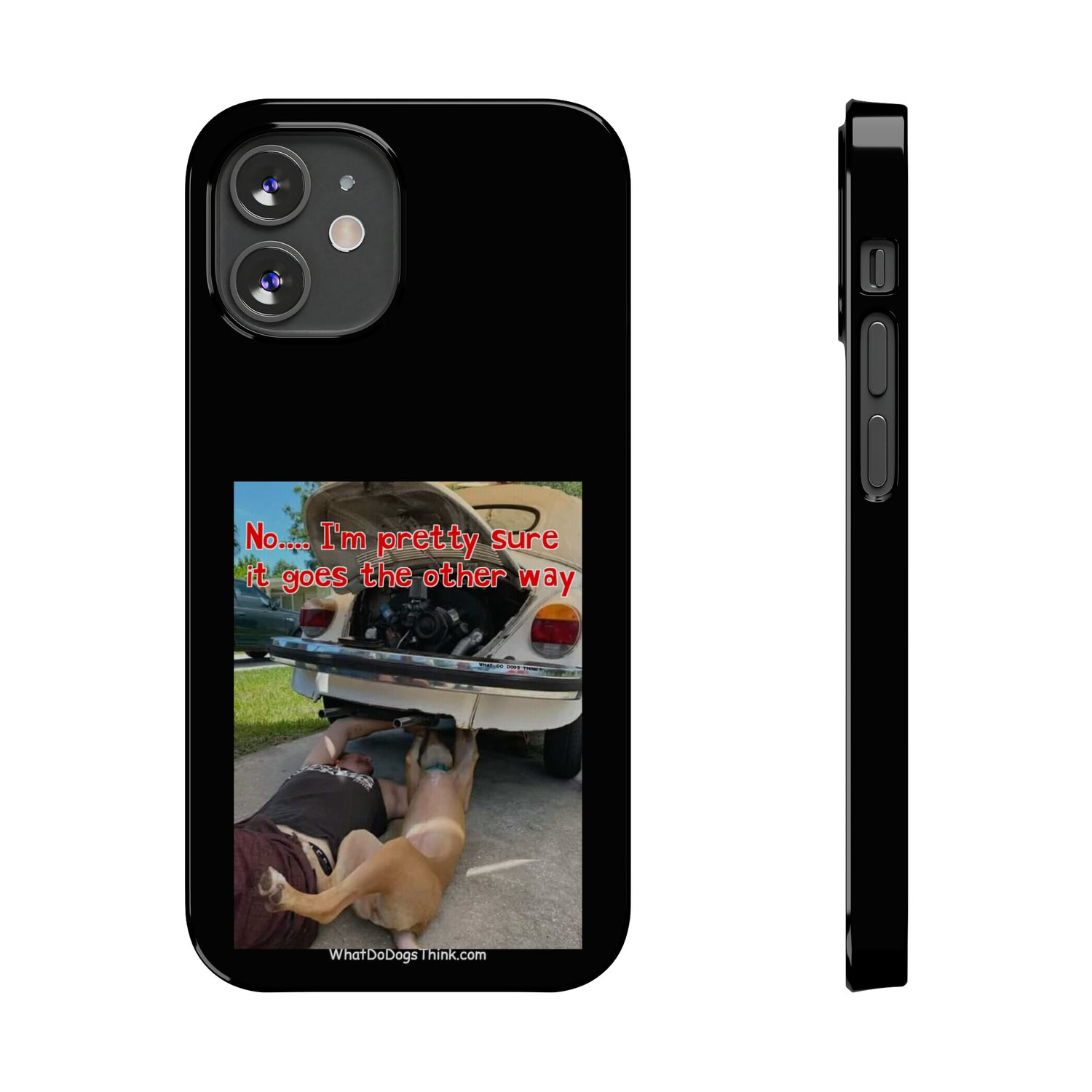 Other Way    Black Slim Phone Cases