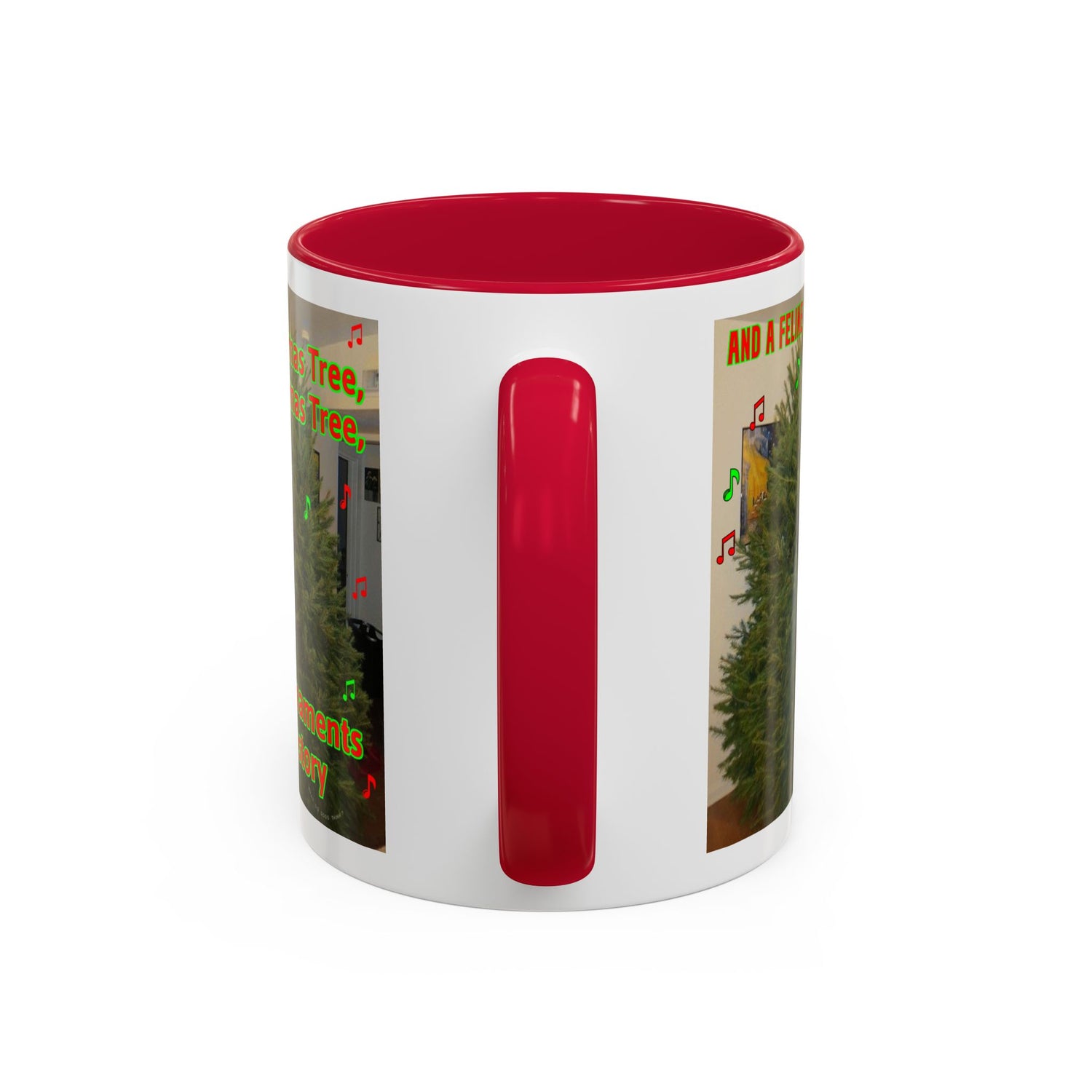 Christmas Tree Cat Mug