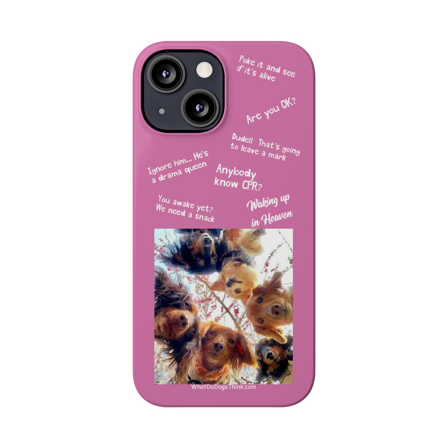 Are You OK?  Compilation    Pink Slim Phone Cases