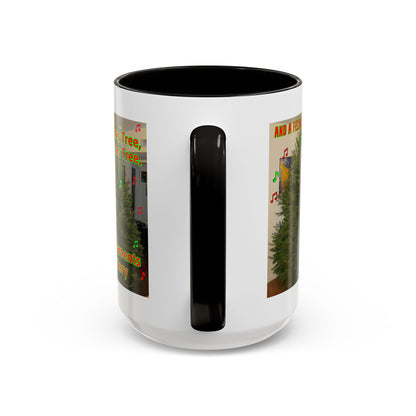 Christmas Tree Cat Mug