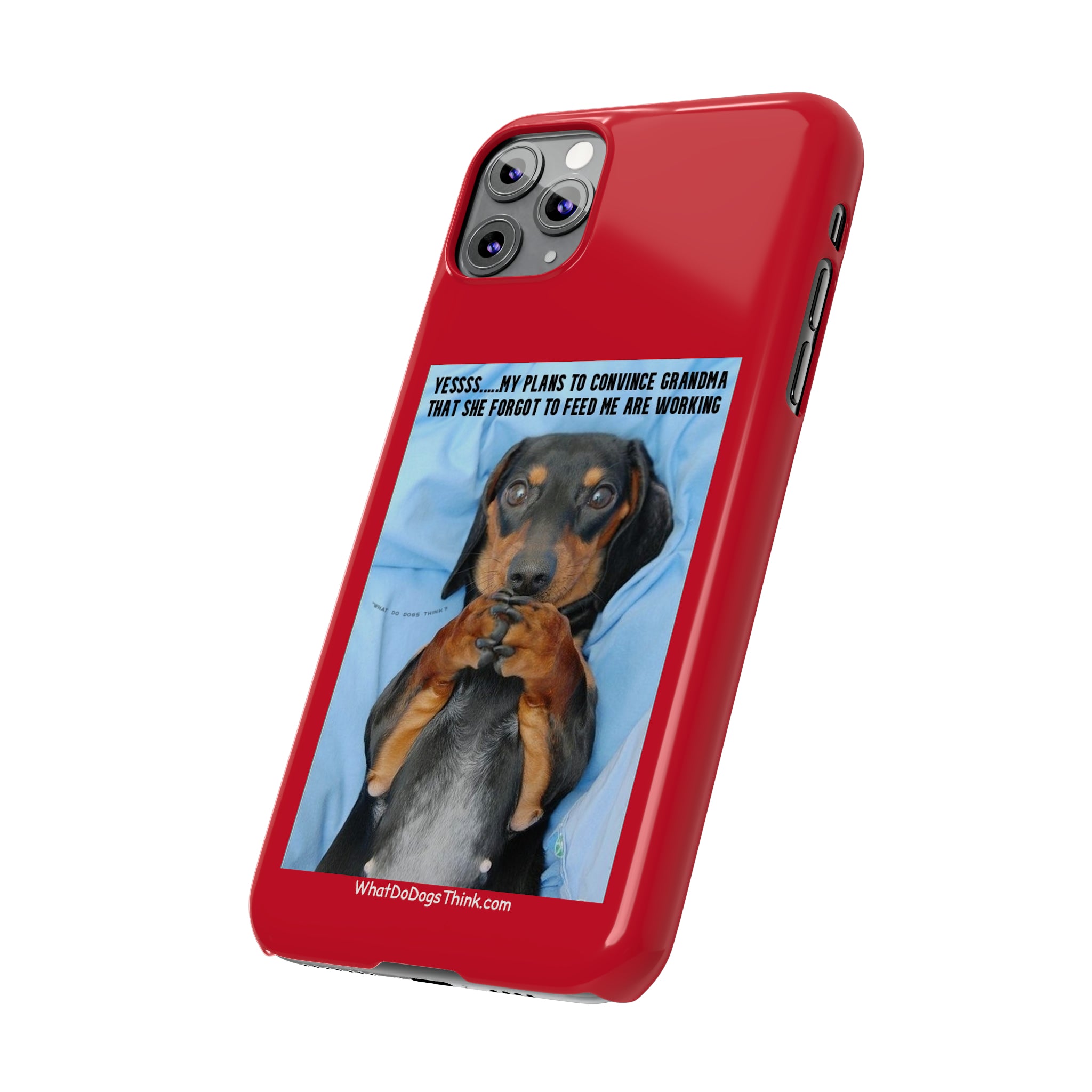 Grandma    Red Slim Phone Cases