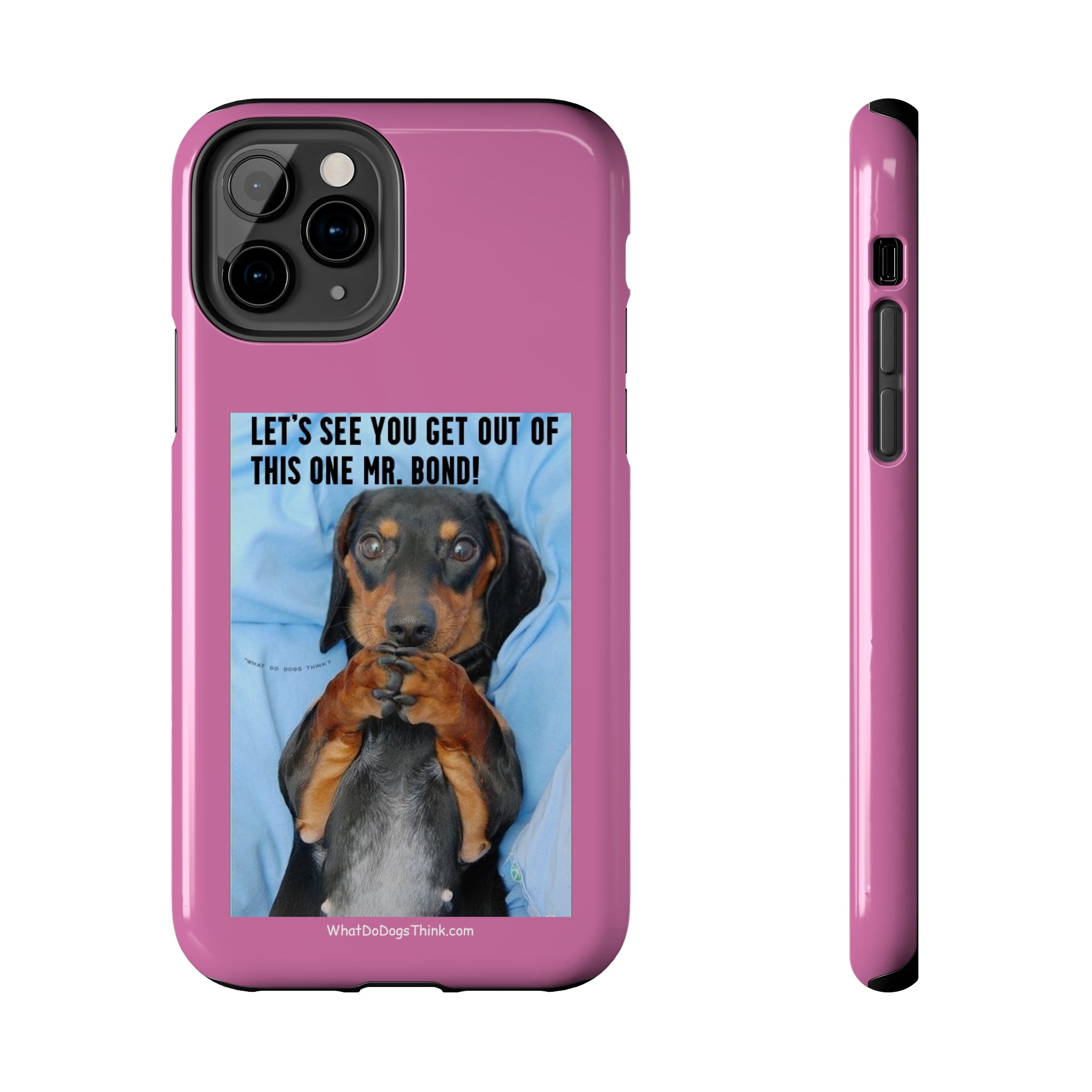 Mr Bond    Pink Tough Phone Cases