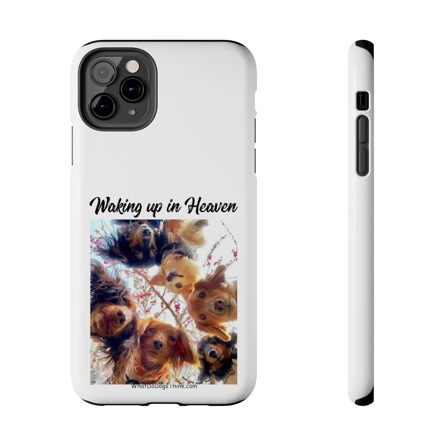 Waking Up in Heaven   White Tough Phone Cases