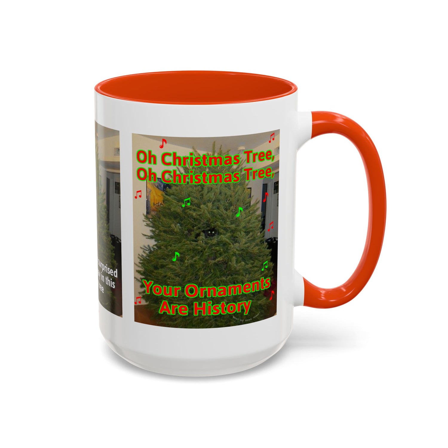 Christmas Tree Cat Mug