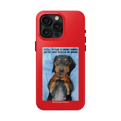 Grandma    Red Tough Phone Cases