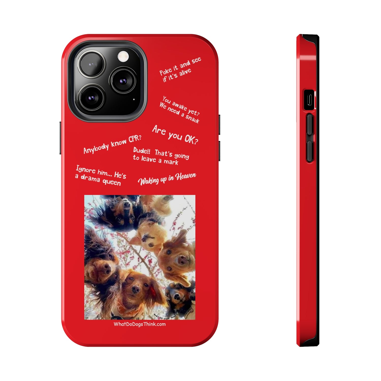 Are you OK? Compilation  Red Tough Phone Cases