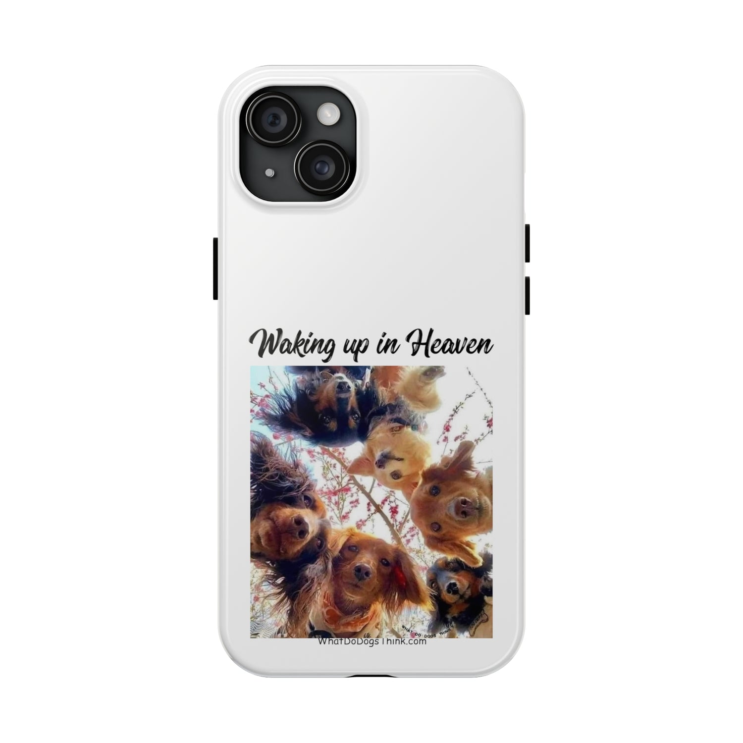 Waking Up in Heaven   White Tough Phone Cases