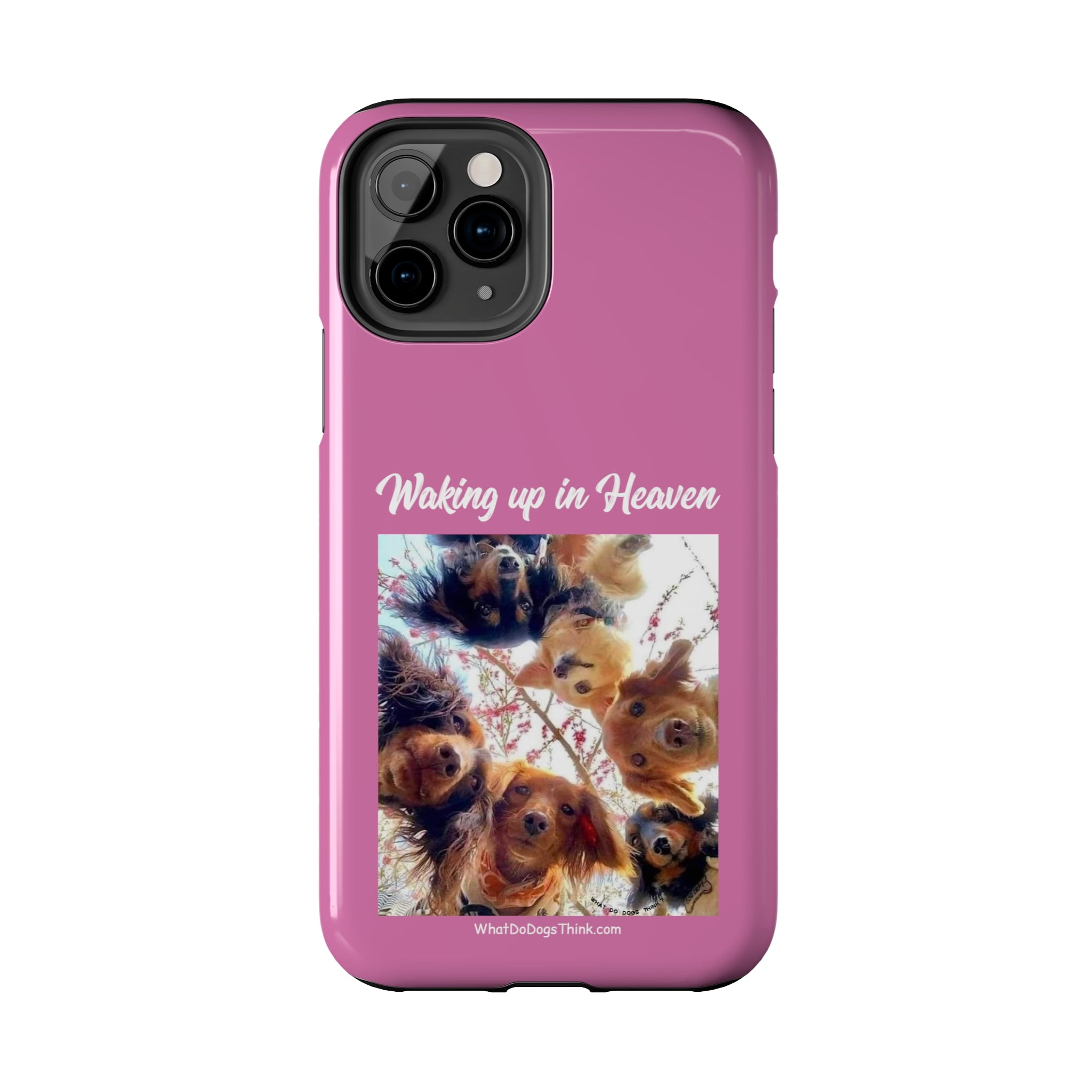 Waking Up in Heaven   Pink Tough Phone Cases