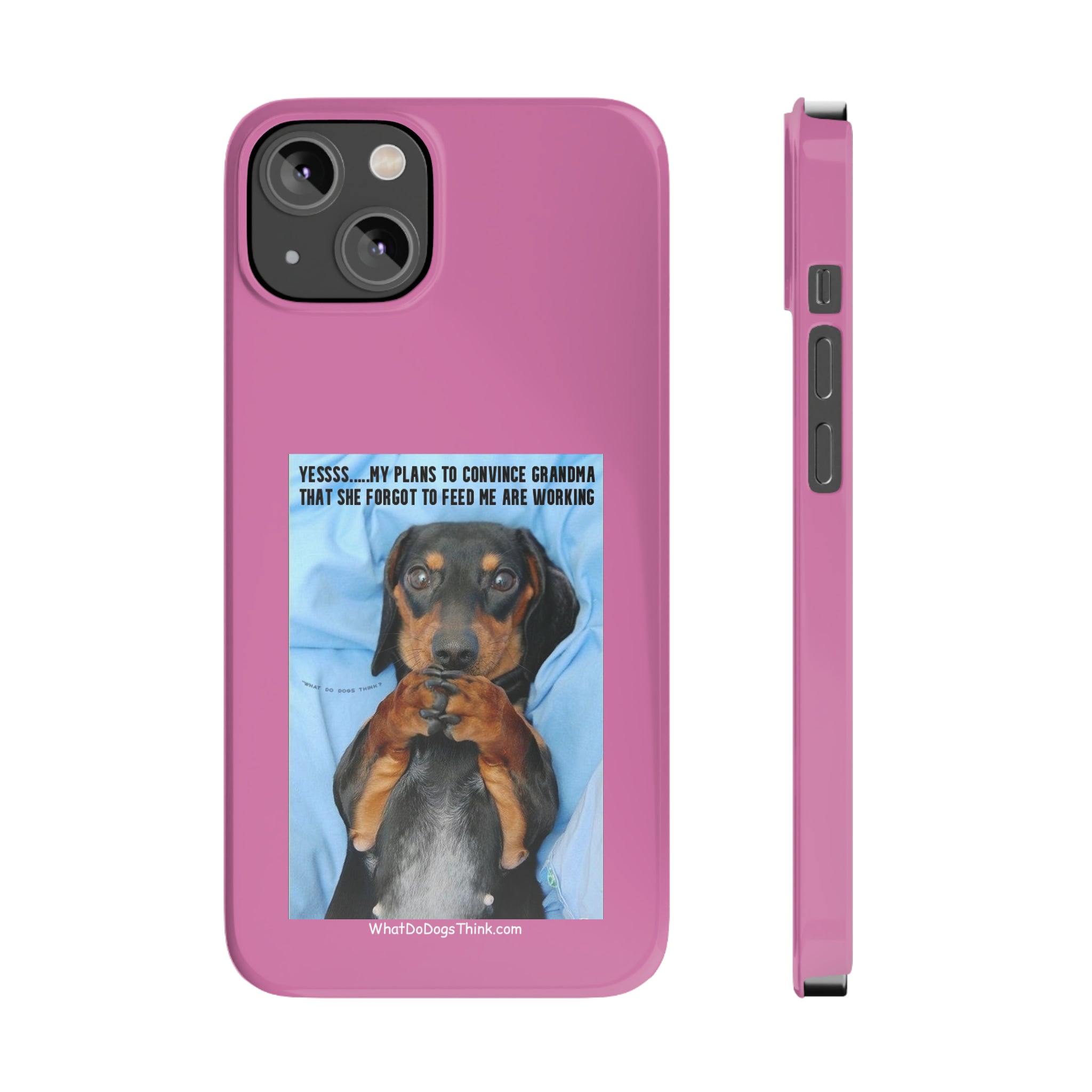 Grandma    Pink Slim Phone Cases