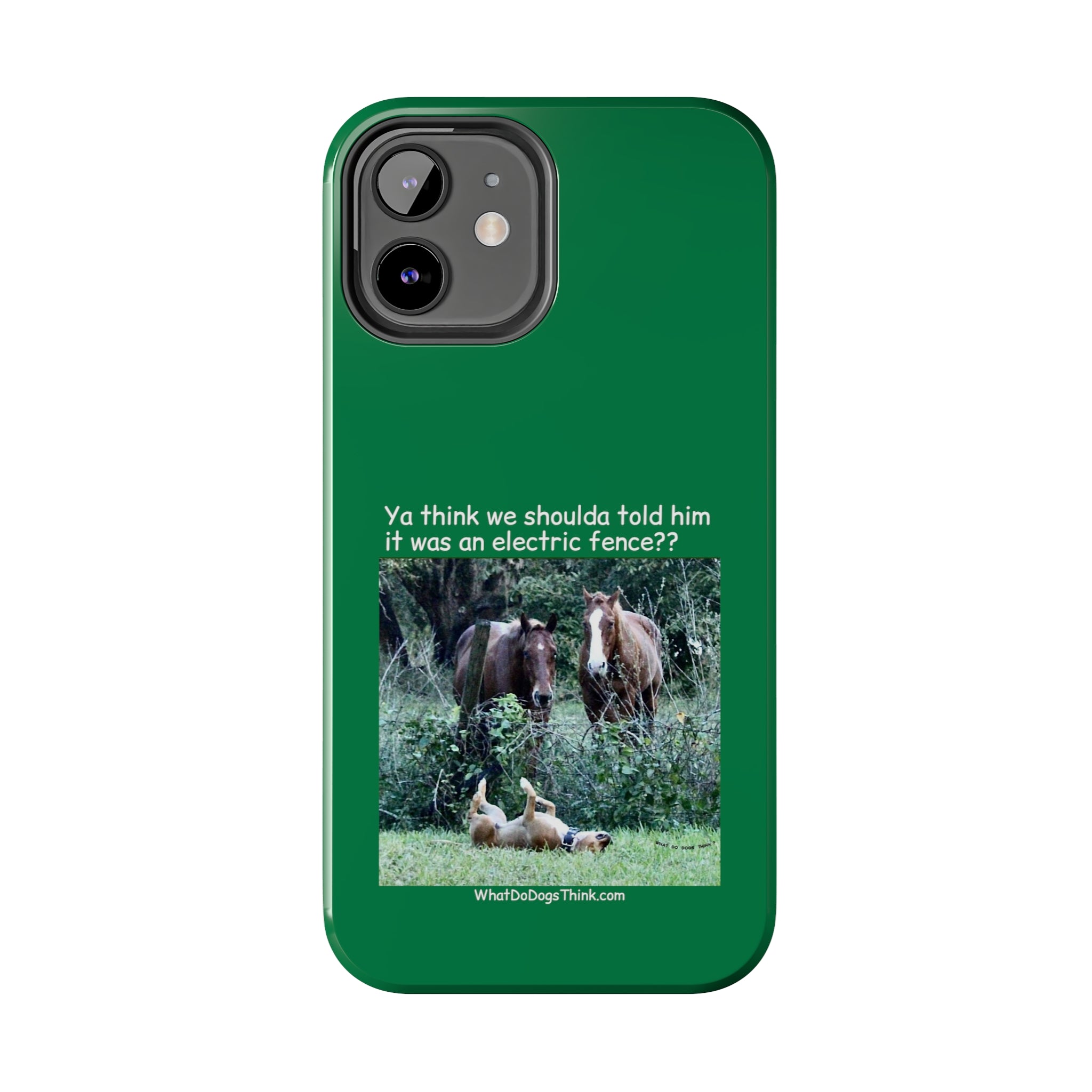 Electric Fence   Green Tough Phone Cases