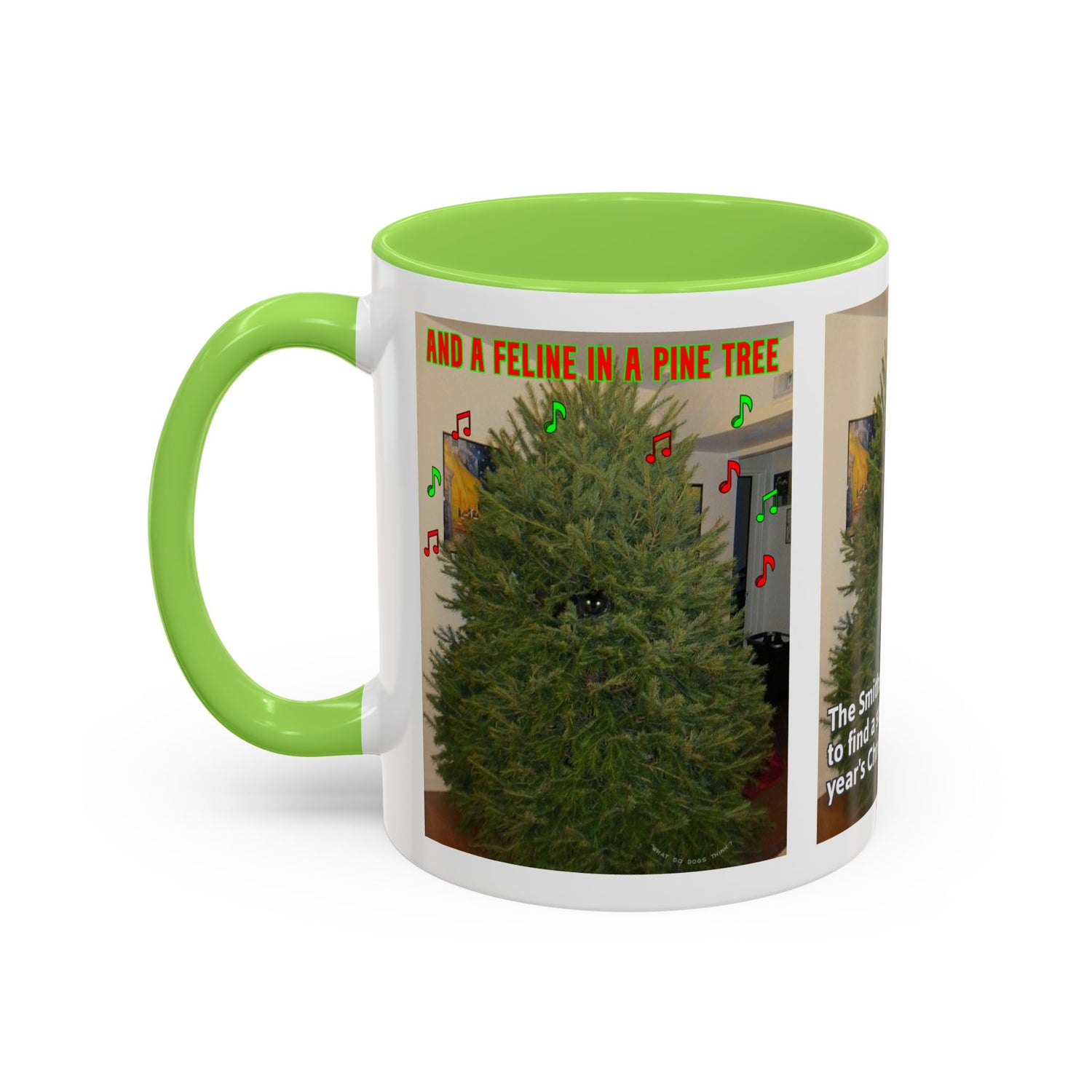 Christmas Tree Cat Mug