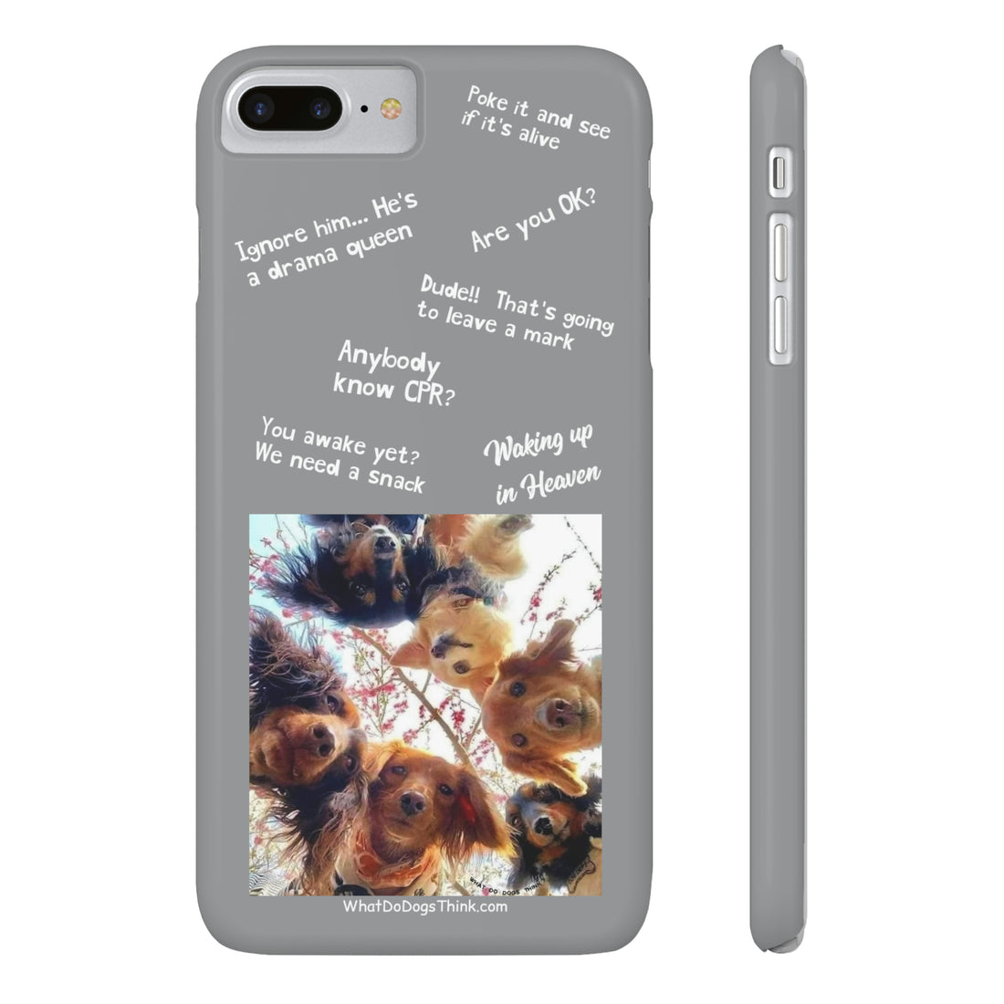 Are You OK?  Compilation    Grey Slim Phone Cases