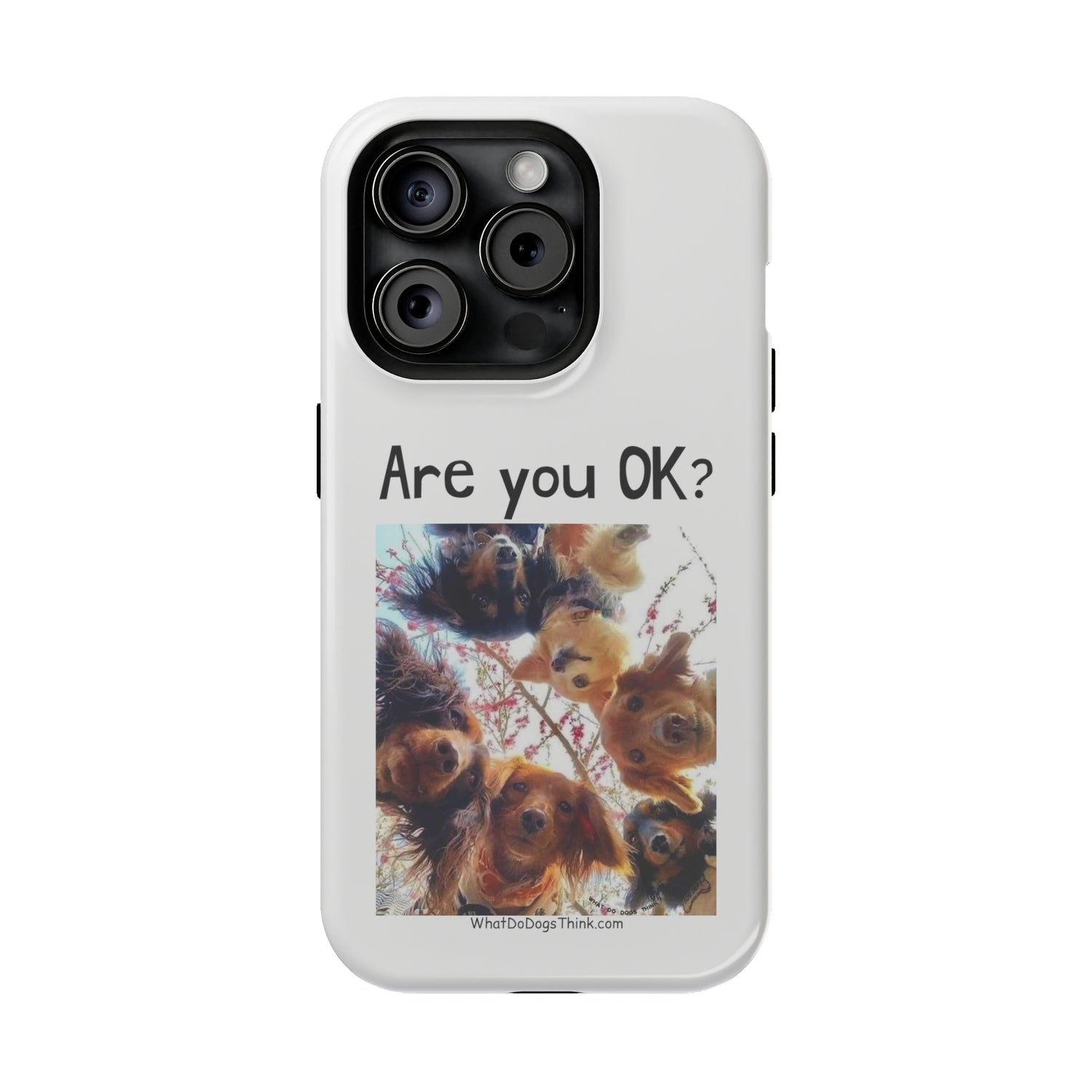 Are you OK?   White MagSafe Tough Cases