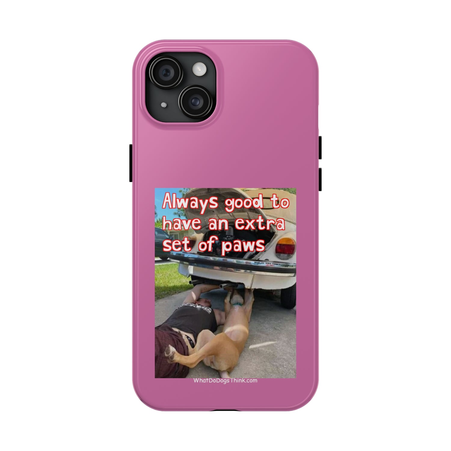 Extra Paw    Pink Tough Phone Cases