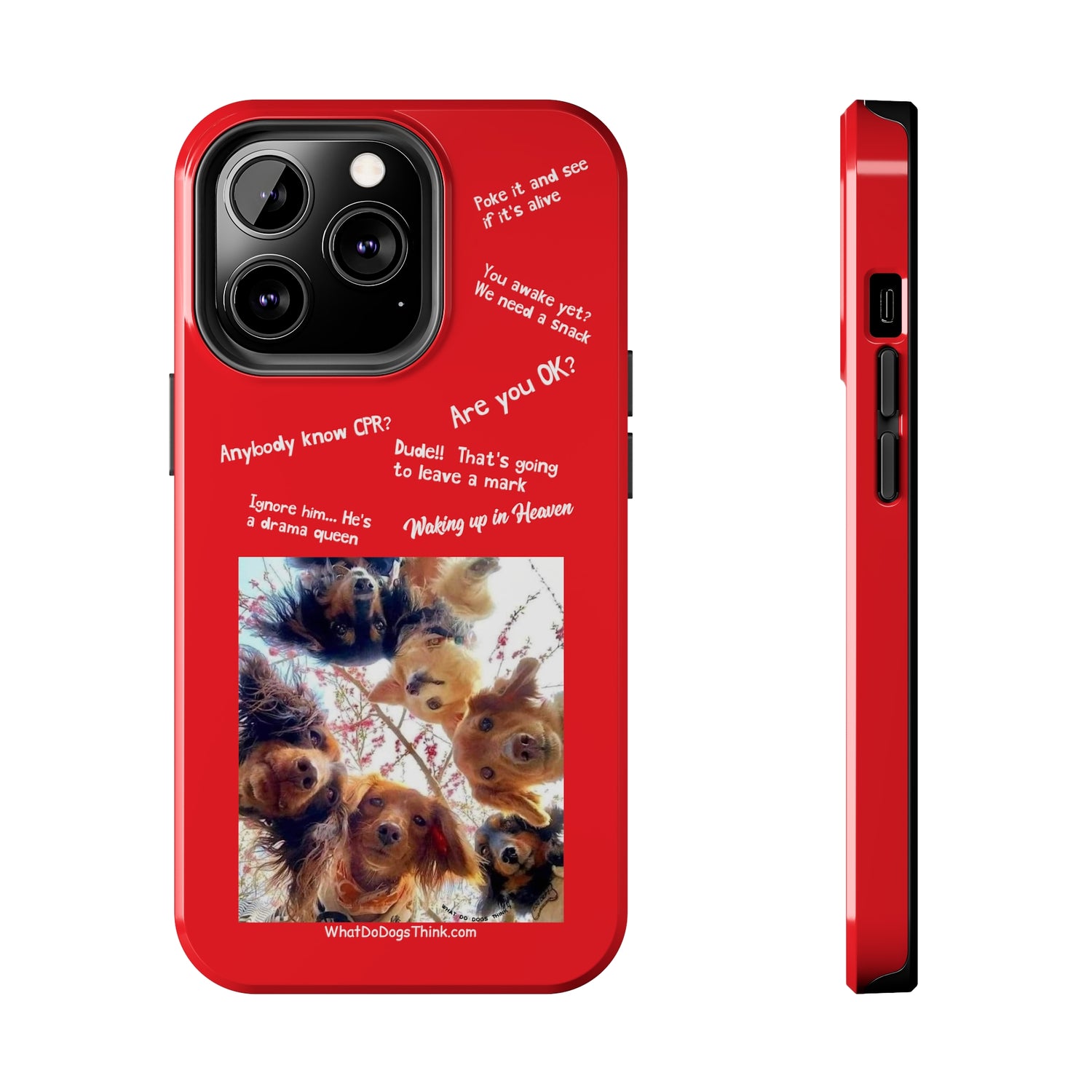 Are you OK? Compilation  Red Tough Phone Cases