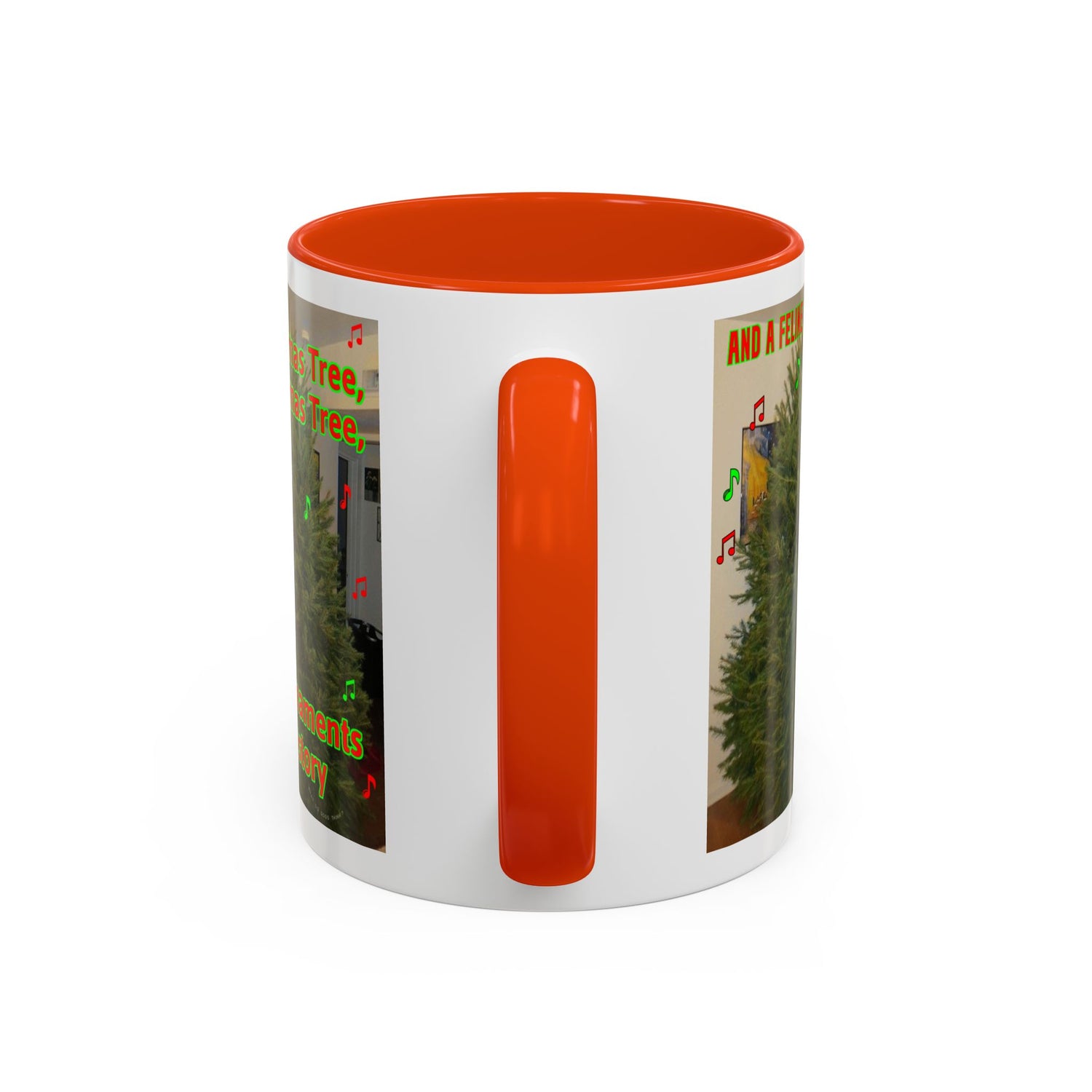 Christmas Tree Cat Mug