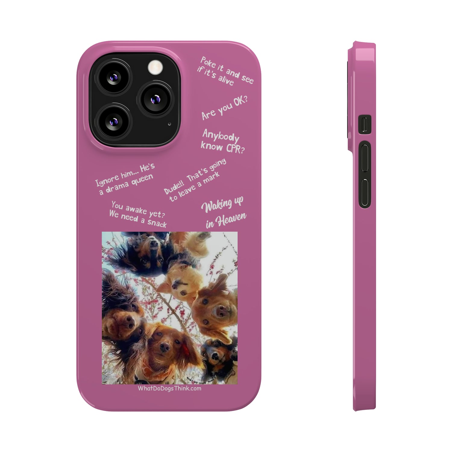 Are You OK?  Compilation    Pink Slim Phone Cases