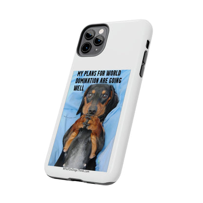 World Domination    White Tough Phone Cases