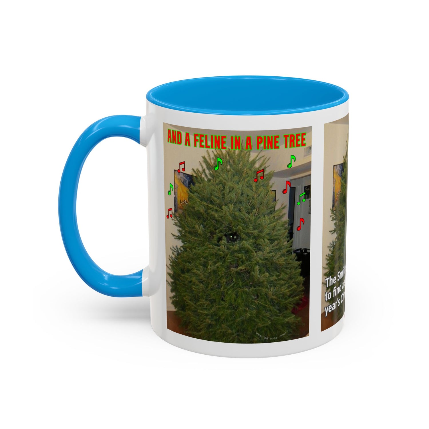 Christmas Tree Cat Mug