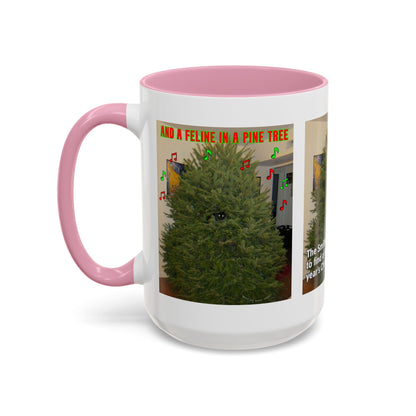 Christmas Tree Cat Mug