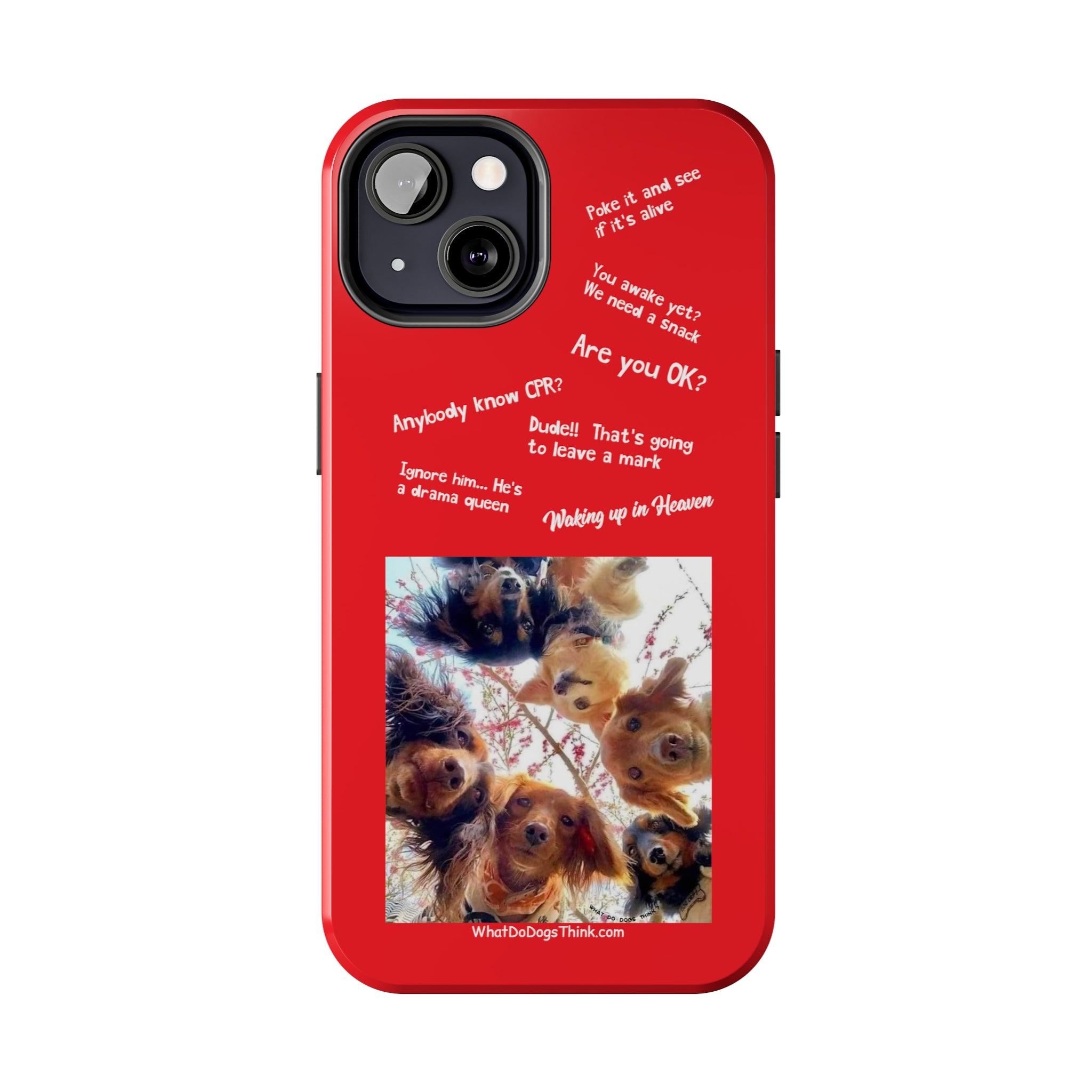 Are you OK? Compilation  Red Tough Phone Cases