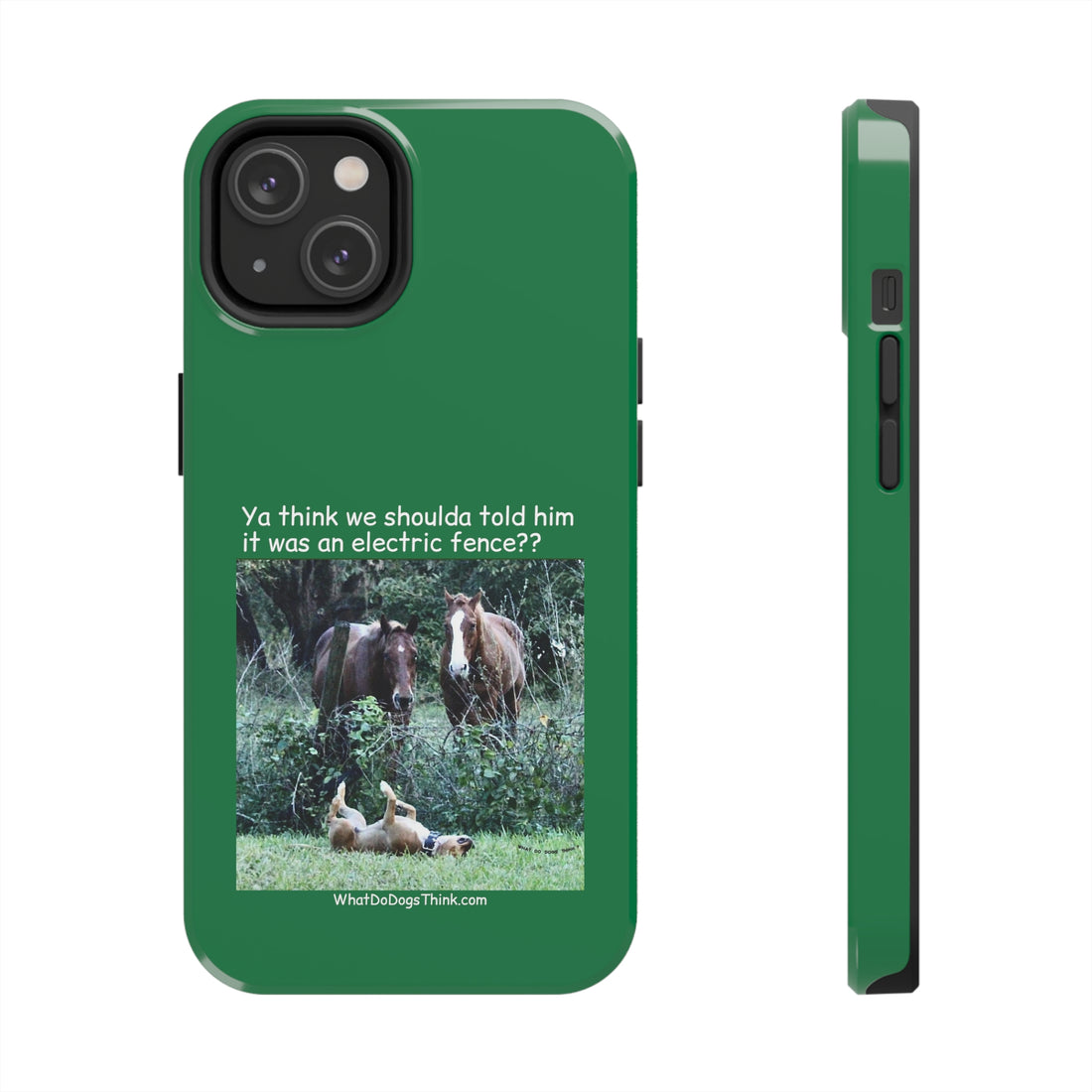 Electric Fence Green Tough Phone Cases