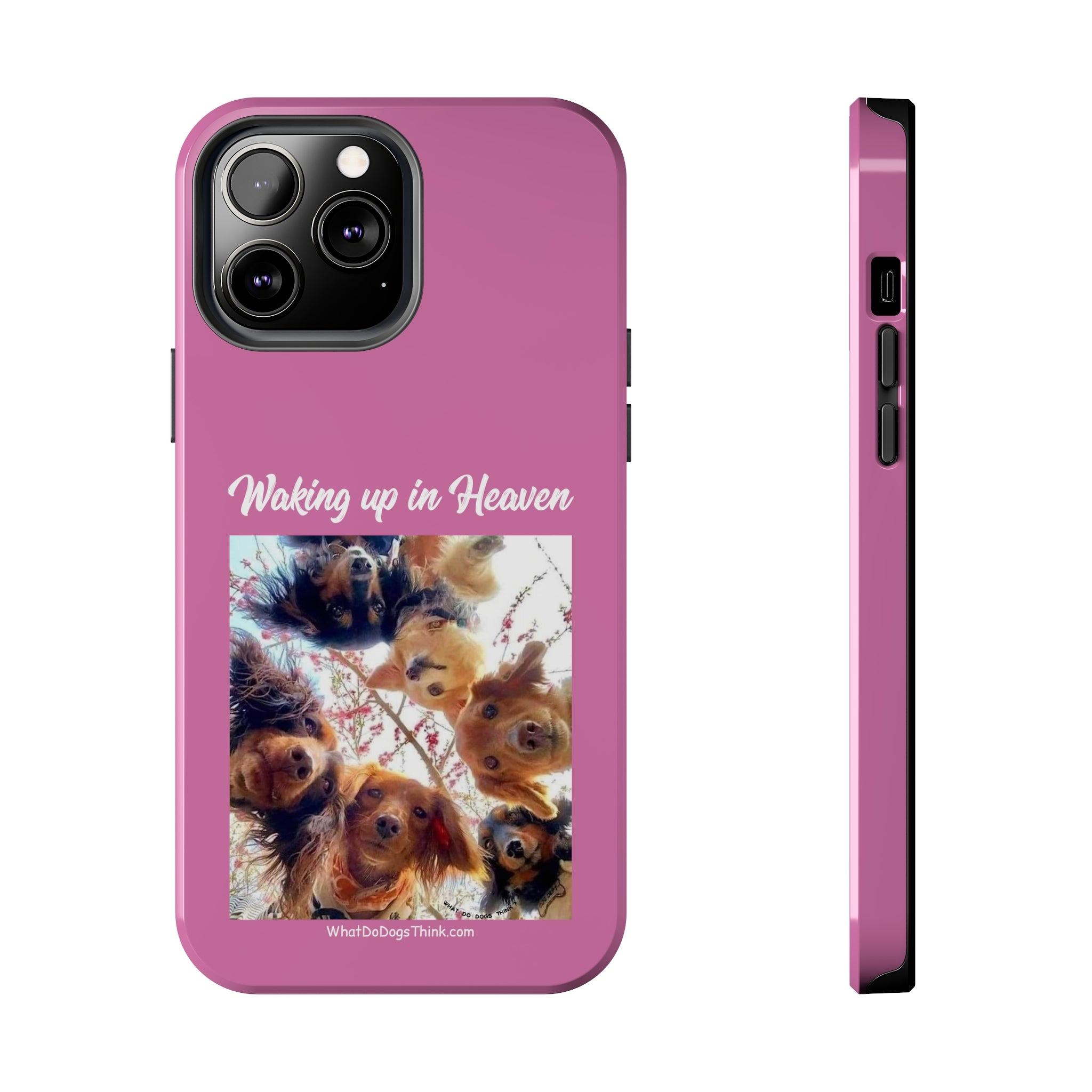 Waking Up in Heaven   Pink Tough Phone Cases