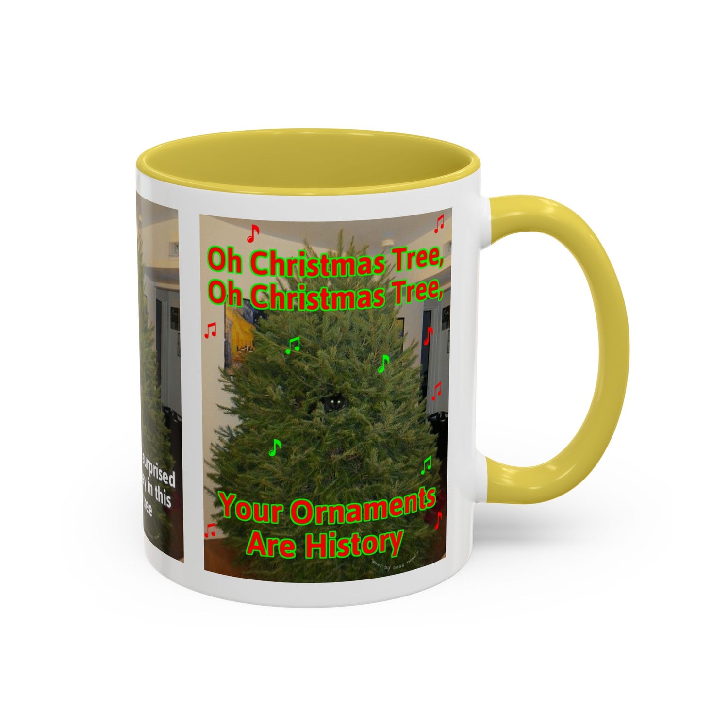 Christmas Tree Cat Mug