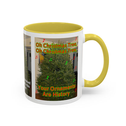 Christmas Tree Cat Mug