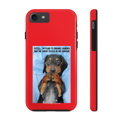 Grandma    Red Tough Phone Cases