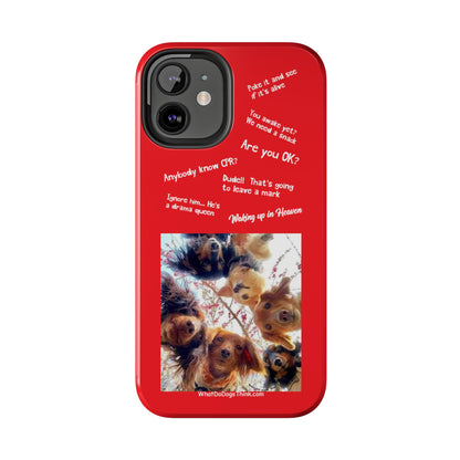 Are you OK? Compilation  Red Tough Phone Cases