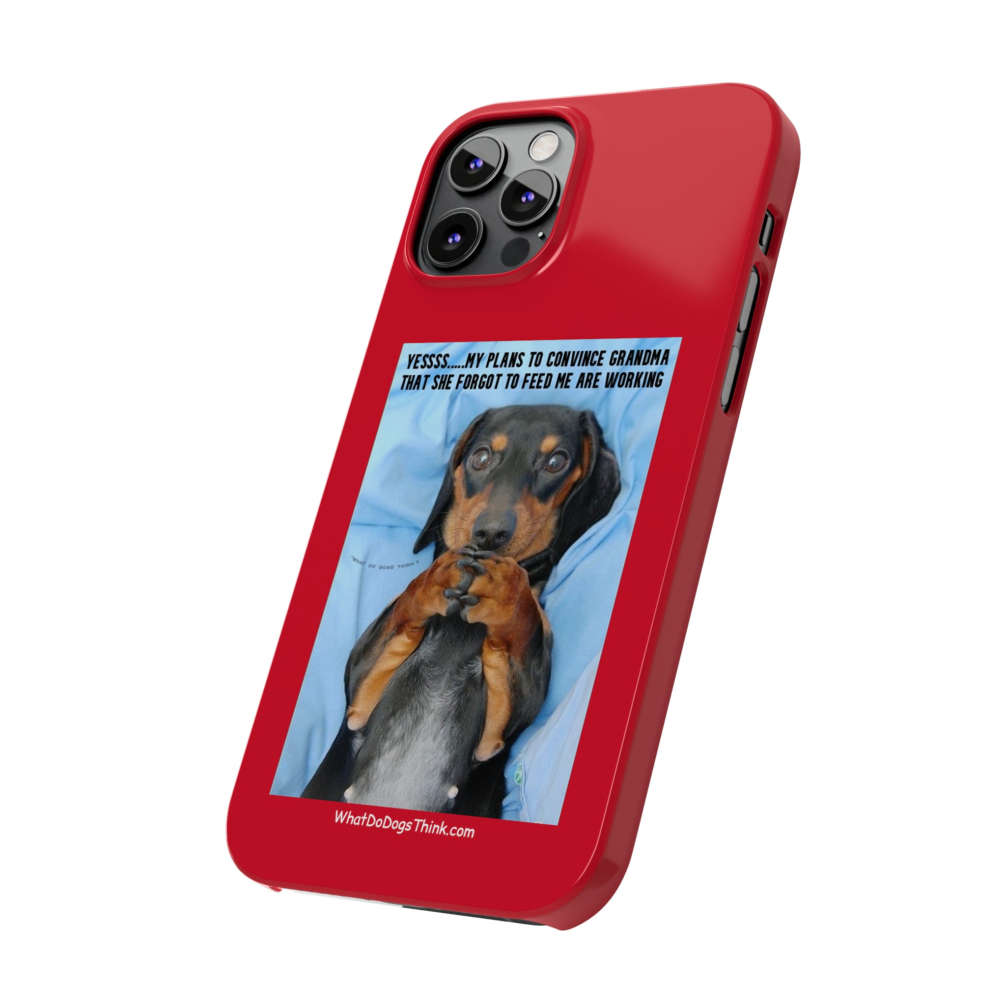 Grandma    Red Slim Phone Cases