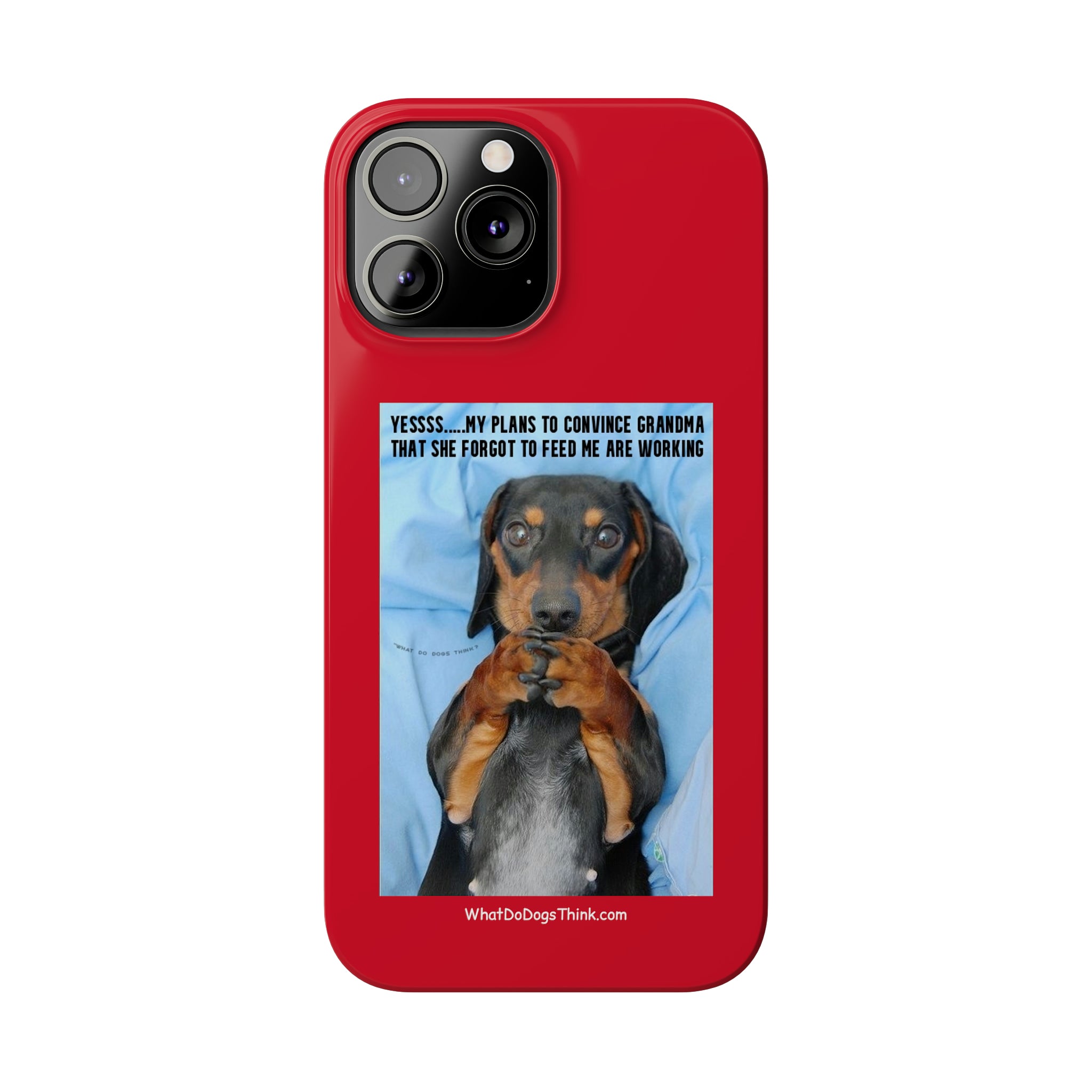 Grandma    Red Slim Phone Cases