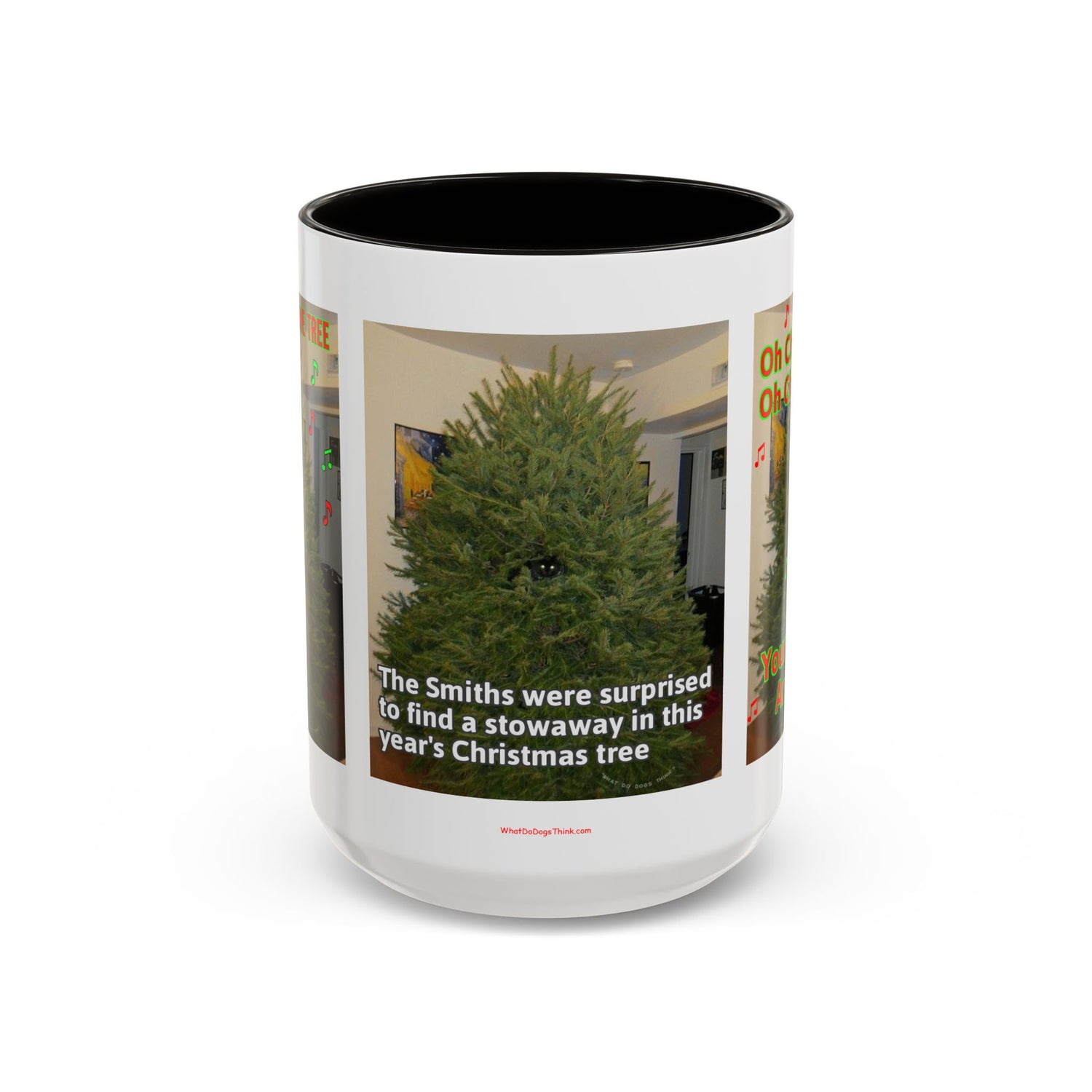 Christmas Tree Cat Mug
